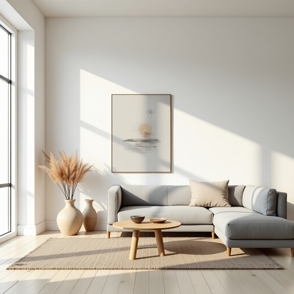 Минималистичный интерьер гостиной