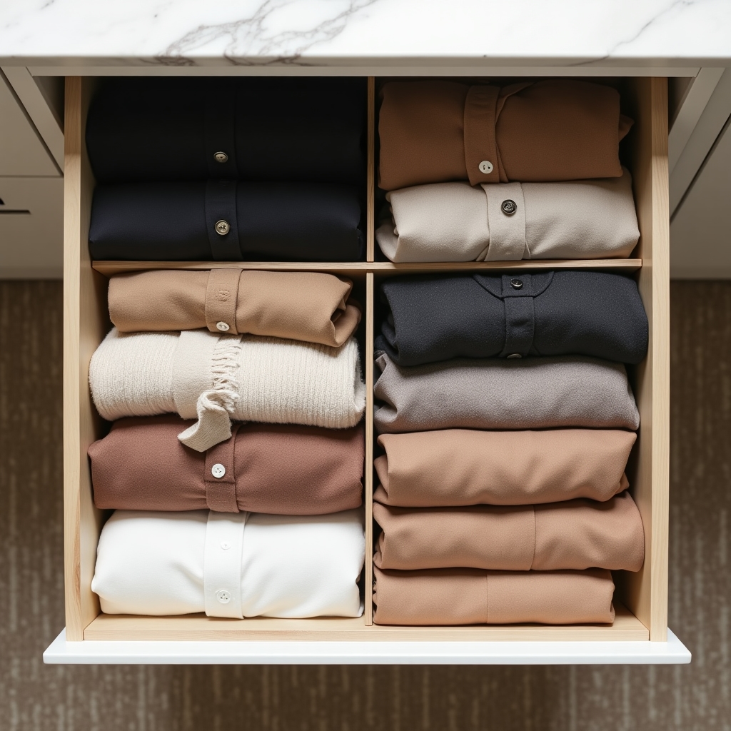 Организация хранения в шкафу